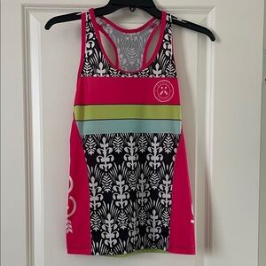Coeur Pink and Black Tank Top size medium